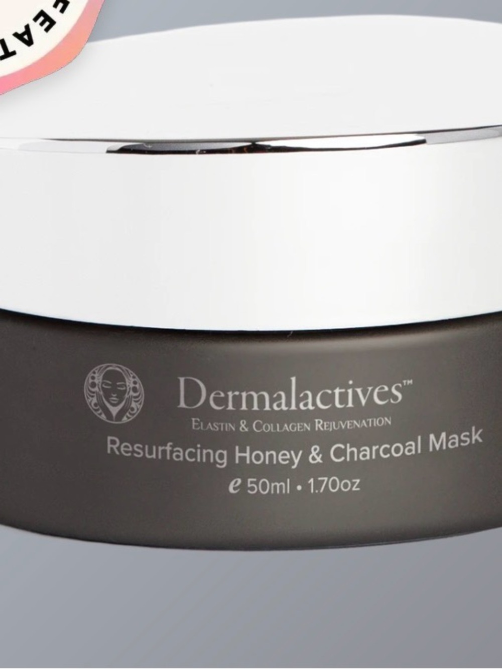 Dermalactives Resurfacing Honey & Charcoal Mask — Black